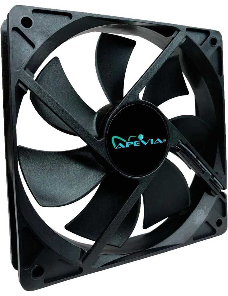 Apevia CF12S-BK Ventilador Caja 120mm Negro