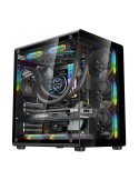 GABINETE NEXUSTECH VALIANT (MICRO ATX) 4 VENTILADORES INCLUIDOS